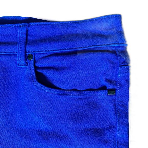 Chico's The Platinum Jegging Womens Size 0.5 Belladonna Blue Cotton - Picture 4 of 10